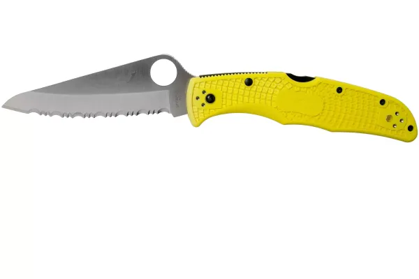 Ніж складаний Spyderco Pacific Salt 2 Serrated Yellow C91SYL2