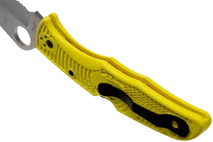 Ніж складаний Spyderco Pacific Salt 2 Serrated Yellow C91SYL2