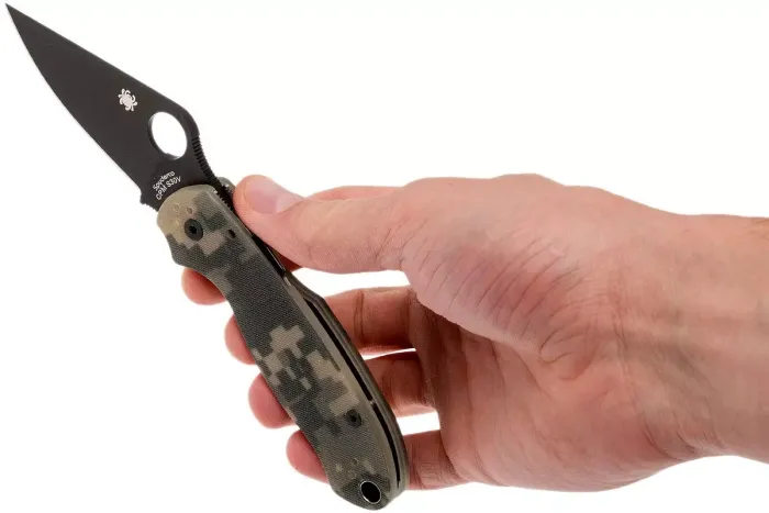 Ніж складаний Spyderco Para 3 G10 Camo Black Blade C223GPCMOBK