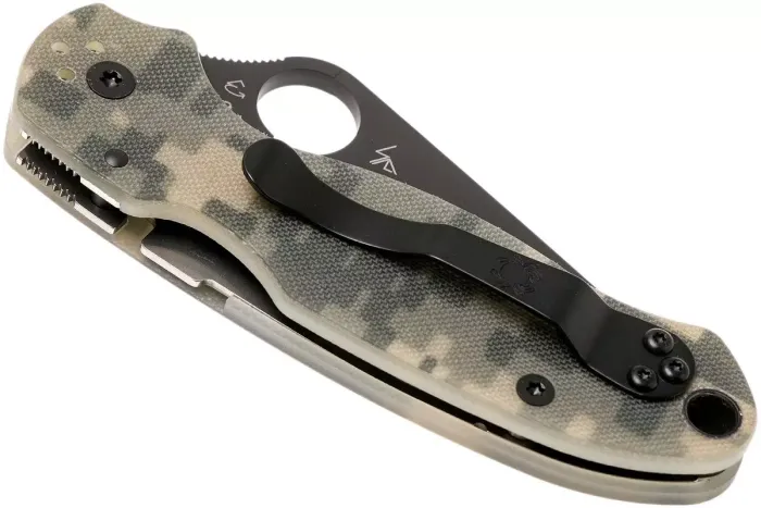 Ніж складаний Spyderco Para 3 G10 Camo Black Blade C223GPCMOBK