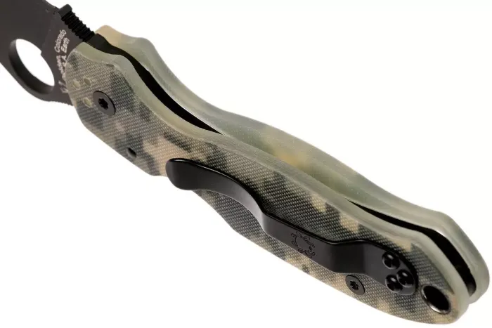 Ніж складаний Spyderco Para 3 G10 Camo Black Blade C223GPCMOBK