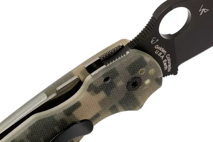 Ніж складаний Spyderco Para 3 G10 Camo Black Blade C223GPCMOBK