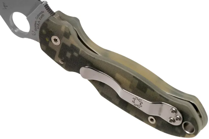Ніж складаний Spyderco Para 3 G10 Camo C223GPCMO