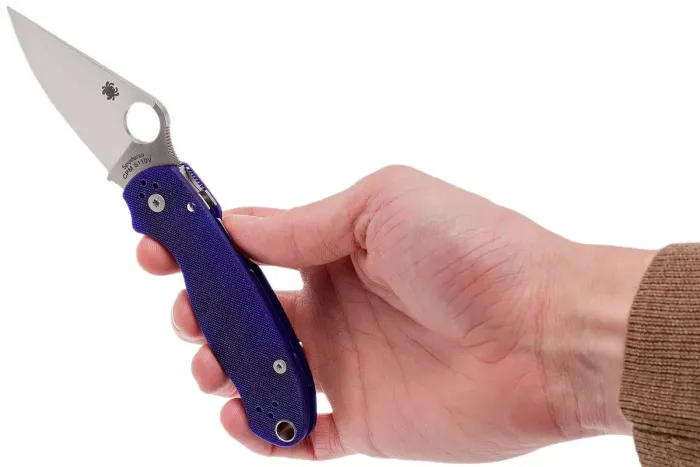 Ніж складаний Spyderco Para 3 S110V Dark Blue C223GPDBL