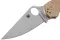 Ніж складаний Spyderco Para Military 2 Brown Micarta CPM Cru-Wear C81MPCW2