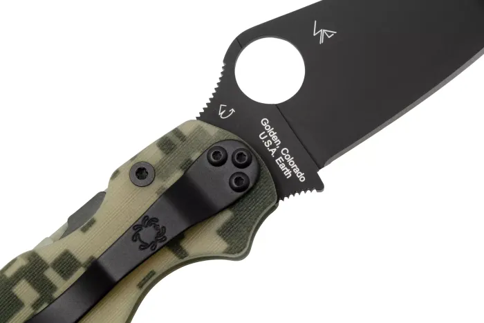 Ніж складаний Spyderco Para Military 2 Camo Black C81GPCMOBK2