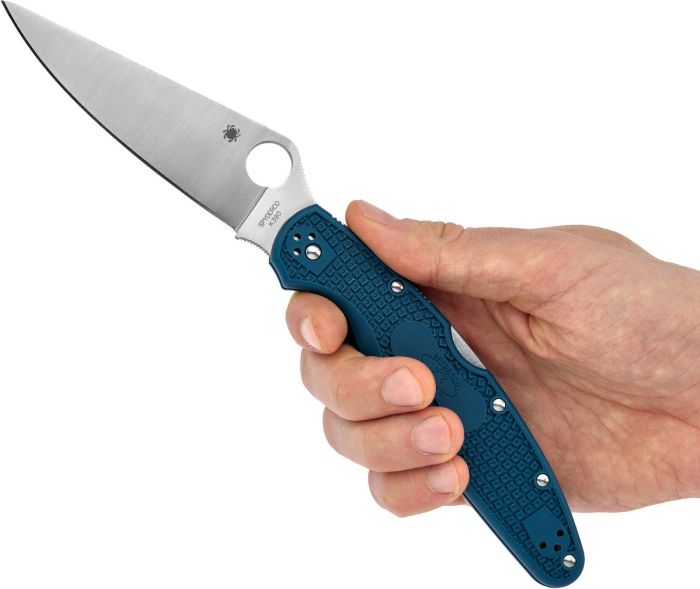 Ніж складаний Spyderco Police 4 FRN Blue C07FP4K390