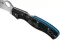 Ніж складаний Spyderco Rescue 3 Thin Blue Line Serrated C14FSBKBL3