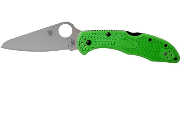 Ніж складаний Spyderco Salt 2 Plainedge LC200N Green C88FPGR2