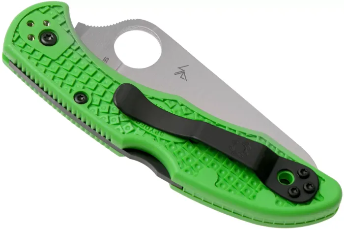 Ніж складаний Spyderco Salt 2 Plainedge LC200N Green C88FPGR2