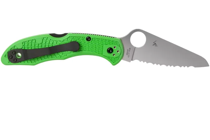 Ніж складаний Spyderco Salt 2 Serrated LC200N Green C88FSGR2