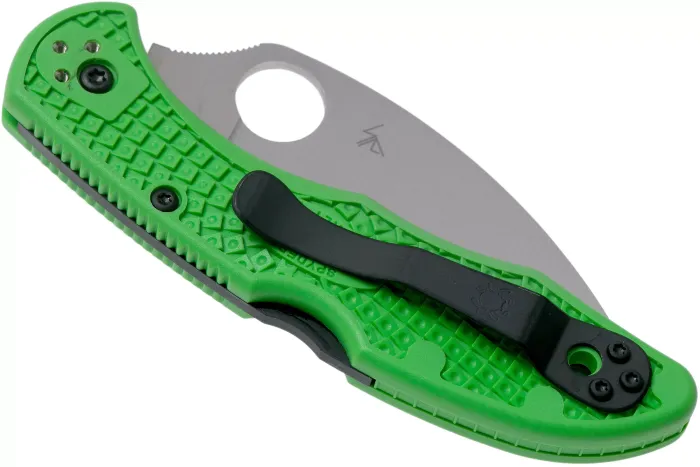 Ніж складаний Spyderco Salt 2 Wharncliffe Serrated LC200N Green C88FSWCGR2