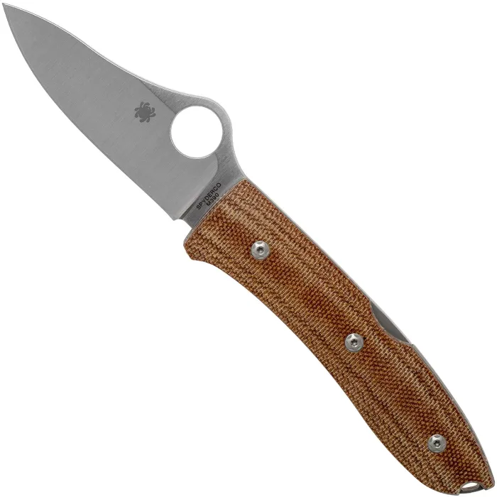 Ніж складаний Spyderco SpyOpera Brown Canvas Micarta C255CMP