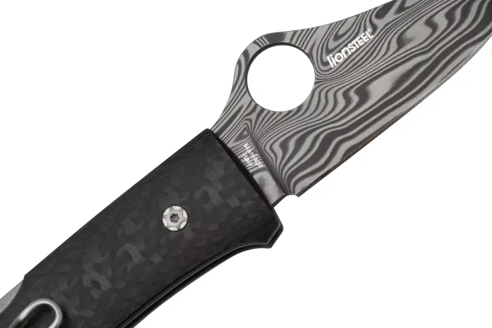 Ніж складаний Spyderco SpyOpera Carbon Fiber Damasteel Thor C255CFPD