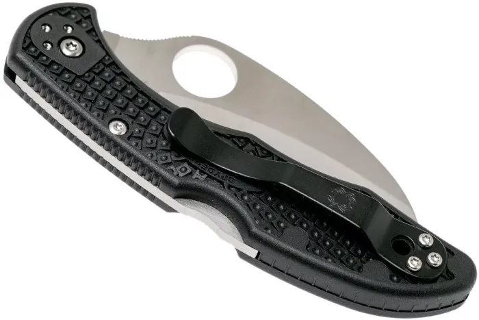 Ніж складаний Spyderco Tasman Salt 2 Serrated Black C106SBK2