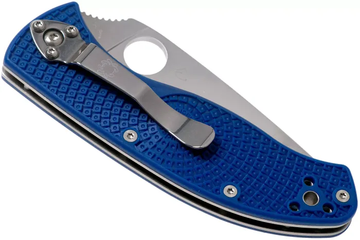 Ніж складаний Spyderco Tenacious S35VN Half Serrated C122PSBL