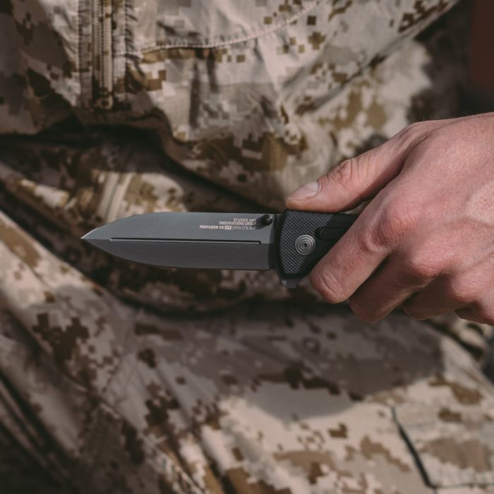 Ніж SOG Pentagon XR LTE Black