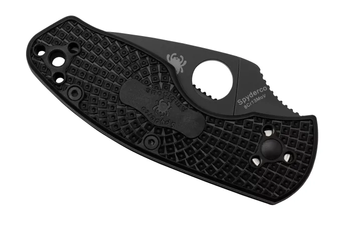 Ніж Spyderco Ambitious Lightweight Black Serrated C148SBBK