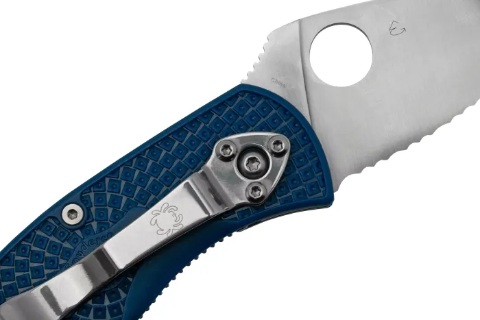 Ніж Spyderco Ambitious Lightweight S35VN Serrated Blue C148SBL