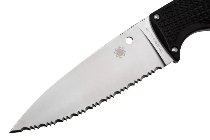 Ніж Spyderco Enuff 2 Serrated Black FB31SBK2