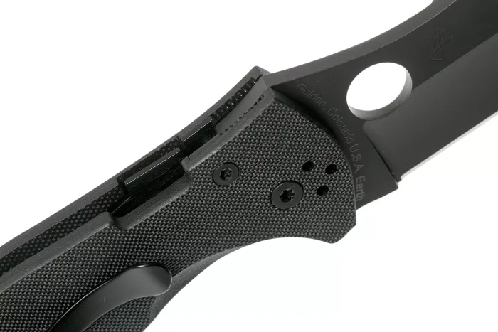 Ніж Spyderco Yojumbo 2 Black Blade C85GPBBK2