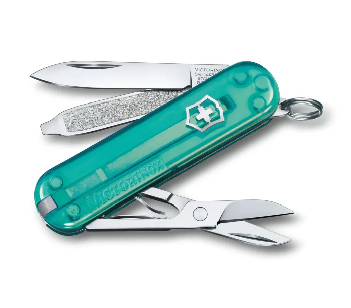 Ніж Victorinox Classic SD Transparent Colors Tropical Surf 0.6223.T24G