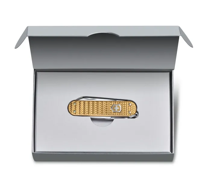 Ніж Victorinox Classic SD Precious Alox Brass Gold 0.6221.408G
