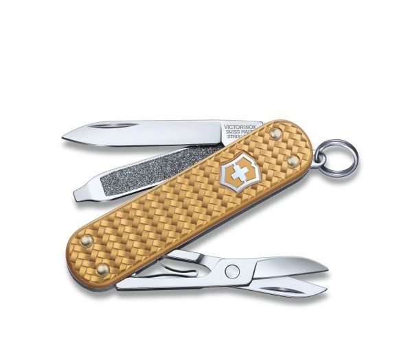 Ніж Victorinox Classic SD Precious Alox Brass Gold 0.6221.408G