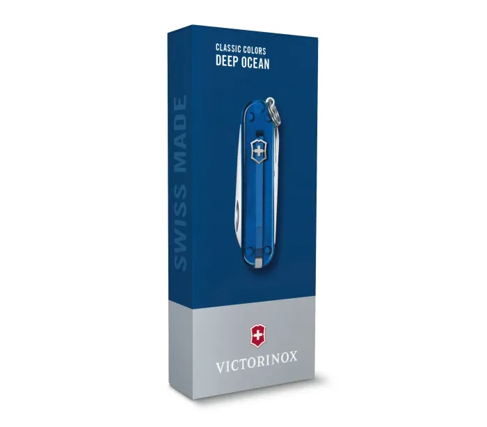 Ніж Victorinox Classic SD Transparent Colors Deep Ocean 0.6223.T2G