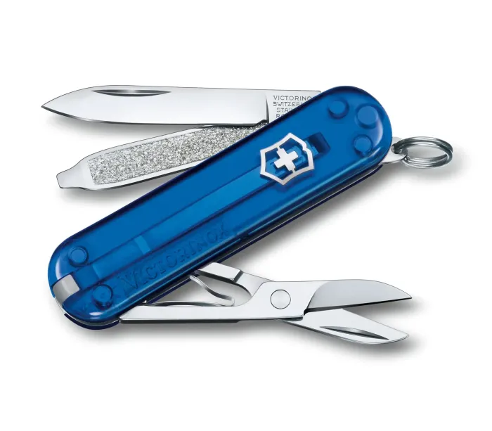 Ніж Victorinox Classic SD Transparent Colors Deep Ocean 0.6223.T2G