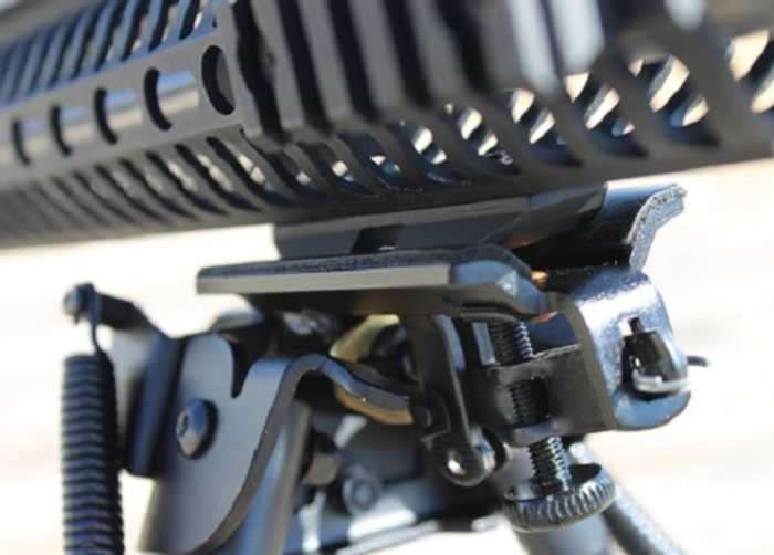 Низькопрофільний адаптер для сошок ODIN M-Pod на базу кріплення M-LOK Red