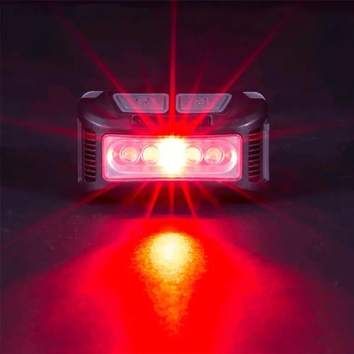 Ліхтар налобний Nitecore NU10 (4xLED + RED LED, 160 люмен), синій