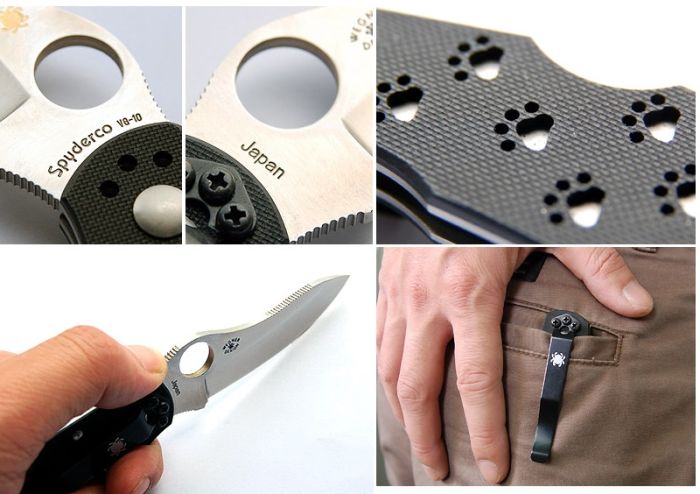 Ніж складаний Spyderco Ocelot C74GP