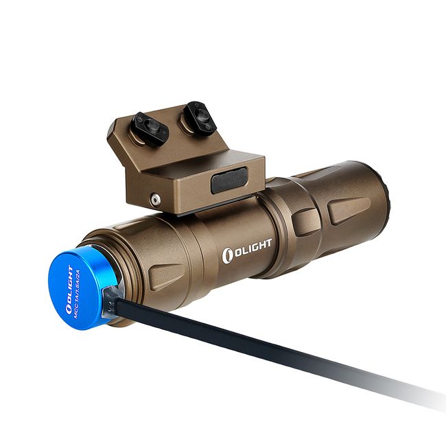 Ліхтар Olight Odin Mini Desert Tan з кріпленням M-LOK та виносною кнопкою