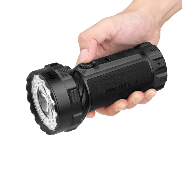 Пошуковий ліхтар Olight Marauder 3 25000 lm, 1050 м, Power Bank 31900 mAh (Matte Black)