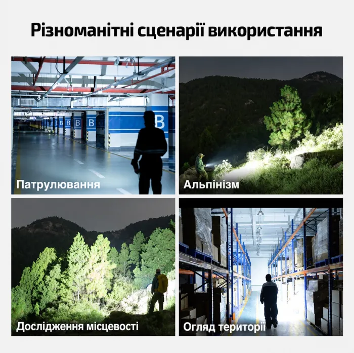 Пошуковий ліхтар Olight Marauder 3 25000 lm, 1050 м, Power Bank 31900 mAh (Midnight Blue)