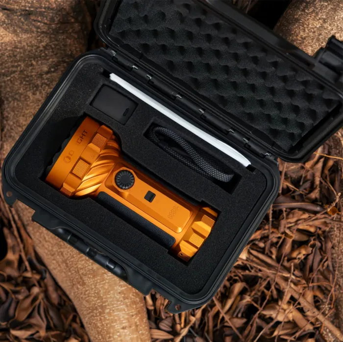 Пошуковий ліхтар Olight Marauder 3 25000 lm, 1050 м, Power Bank 31900 mAh (Orange)