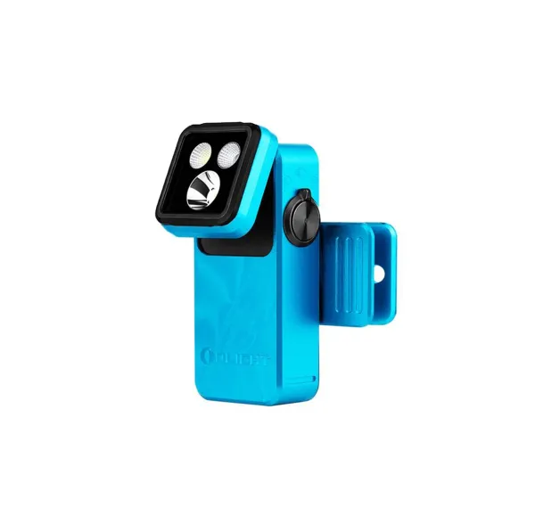 Ліхтар Olight Oclip 2 Pro EDC з кліпсою 530 лм червоне та точкове світло (Tidal Blue)