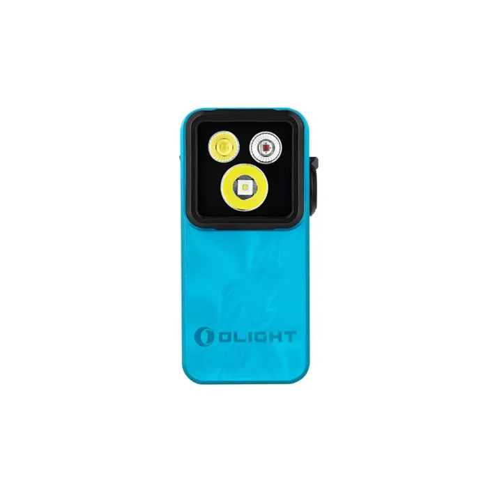 Ліхтар Olight Oclip 2 Pro EDC з кліпсою 530 лм червоне та точкове світло (Tidal Blue)