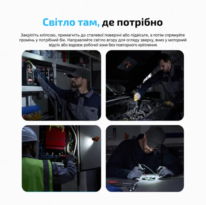 Ліхтар Olight Oclip 2 Pro EDC з кліпсою 530 лм червоне та точкове світло (Tidal Blue)
