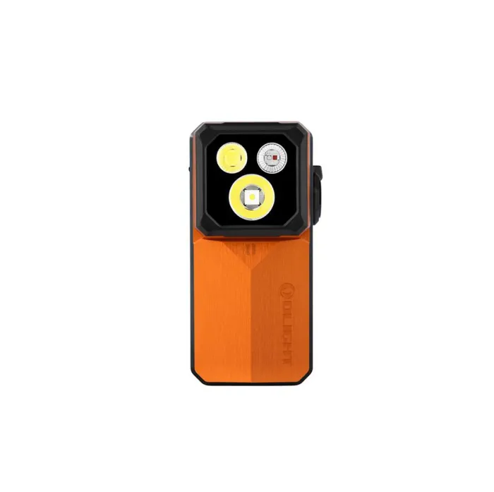 Ліхтар Olight Oclip 2 Ultra EDC з кліпсою 580 лм червоне точкове та ультрафіолетове світло (Amber Orange)