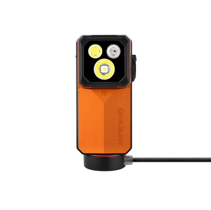 Ліхтар Olight Oclip 2 Ultra EDC з кліпсою 580 лм червоне точкове та ультрафіолетове світло (Amber Orange)