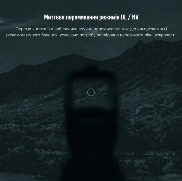 Приціл коліматорний Olight Osight R Micro T1/T2 Footprint Red Dot Sight Multi-Reticle System