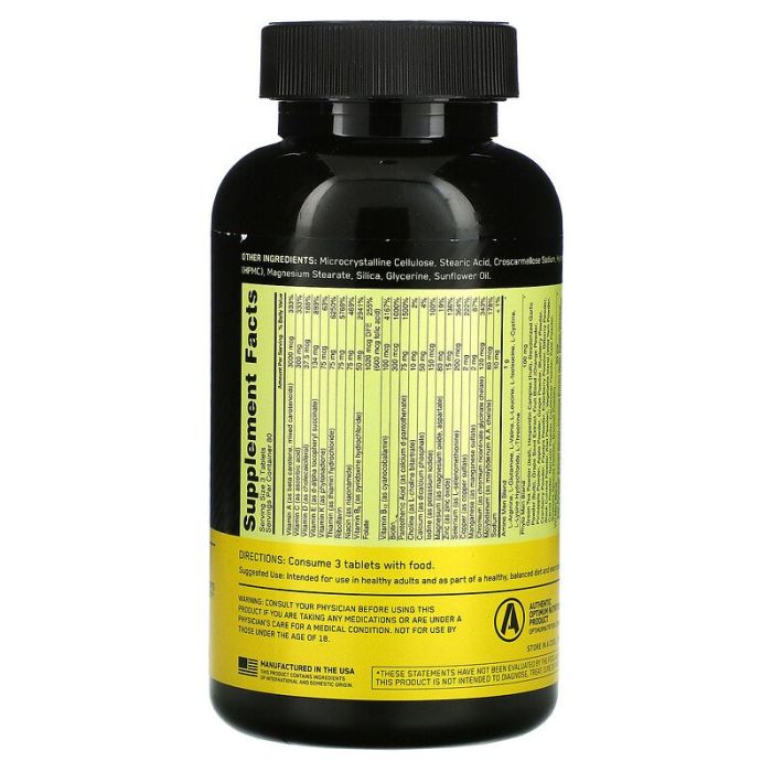 Вітаміни для чоловіків Opti-Men Optimum Nutrition 240 капсул