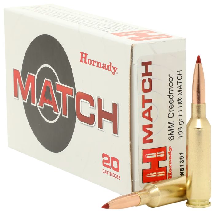 Патрон Hornady Match кал. 6 mm Creedmoor куля ELD Match маса 108 гр (7 г)
