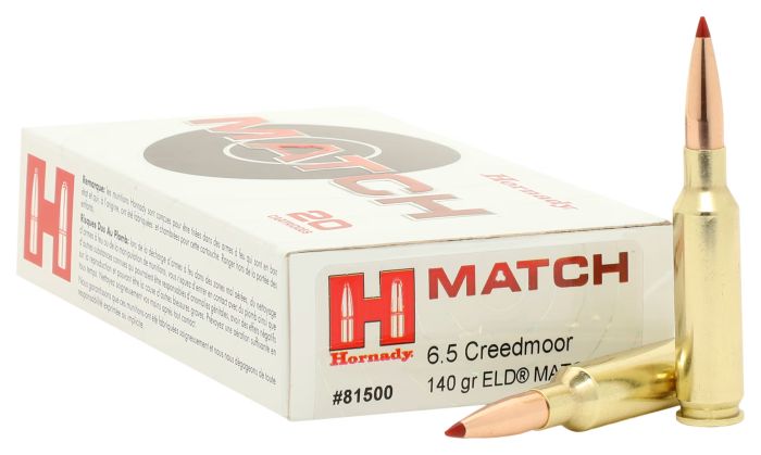 Патрон Hornady Match кал. 6.5 Creedmoor куля ELD Match маса 140 гр (9.1 г)