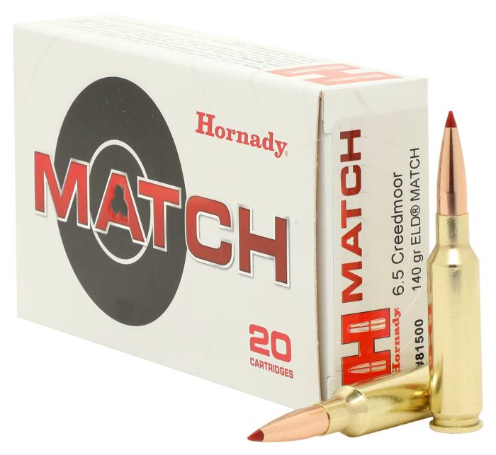Патрон Hornady Match кал. 6.5 Creedmoor куля ELD Match маса 140 гр (9.1 г)