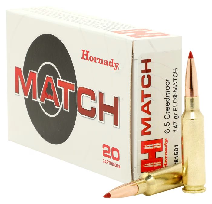 Патрон Hornady Match кал. 6.5 Creedmoor куля ELD-Match маса 147 гр (9.5 г)