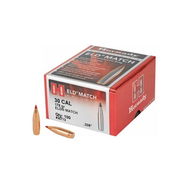 Патрон нарізний Hornady ELD Match кал .30 масса 178 гр (11.5 г) 100 шт