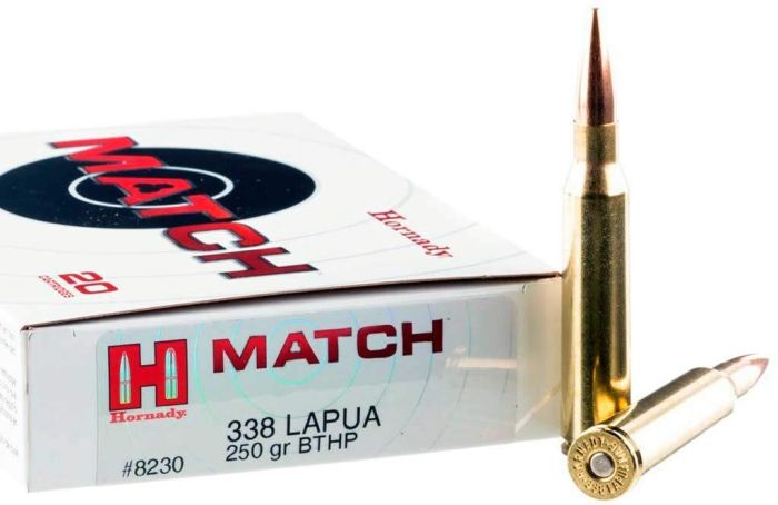 Патрон нарізний Hornady Match кал .338 Lapua Mag куля BTHP маса 250 гр (16.2 г)